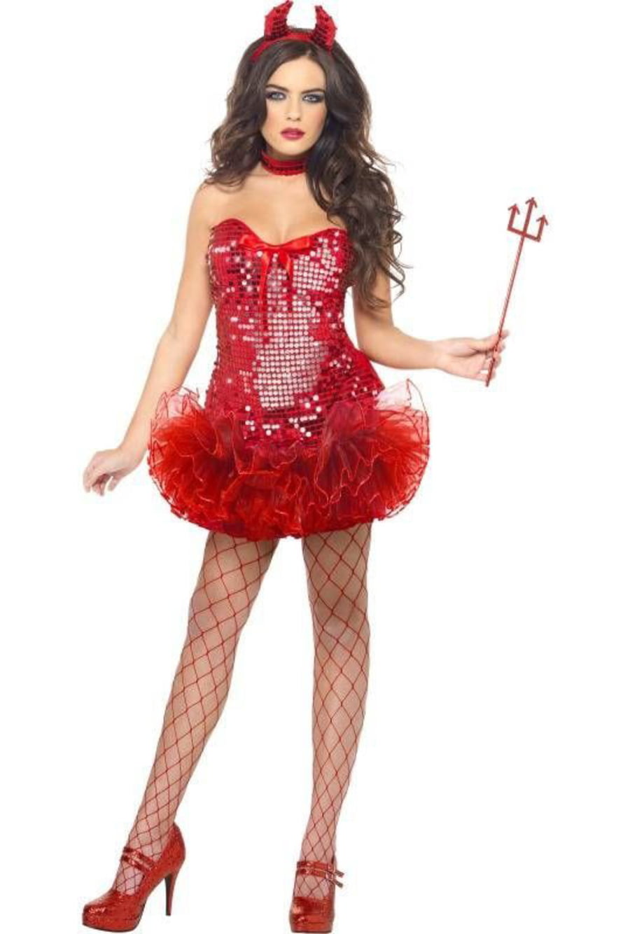 Костюм чертенка купить со скидкой в секс шопе  Ролевые костюмы  Ведьмочка, чертик