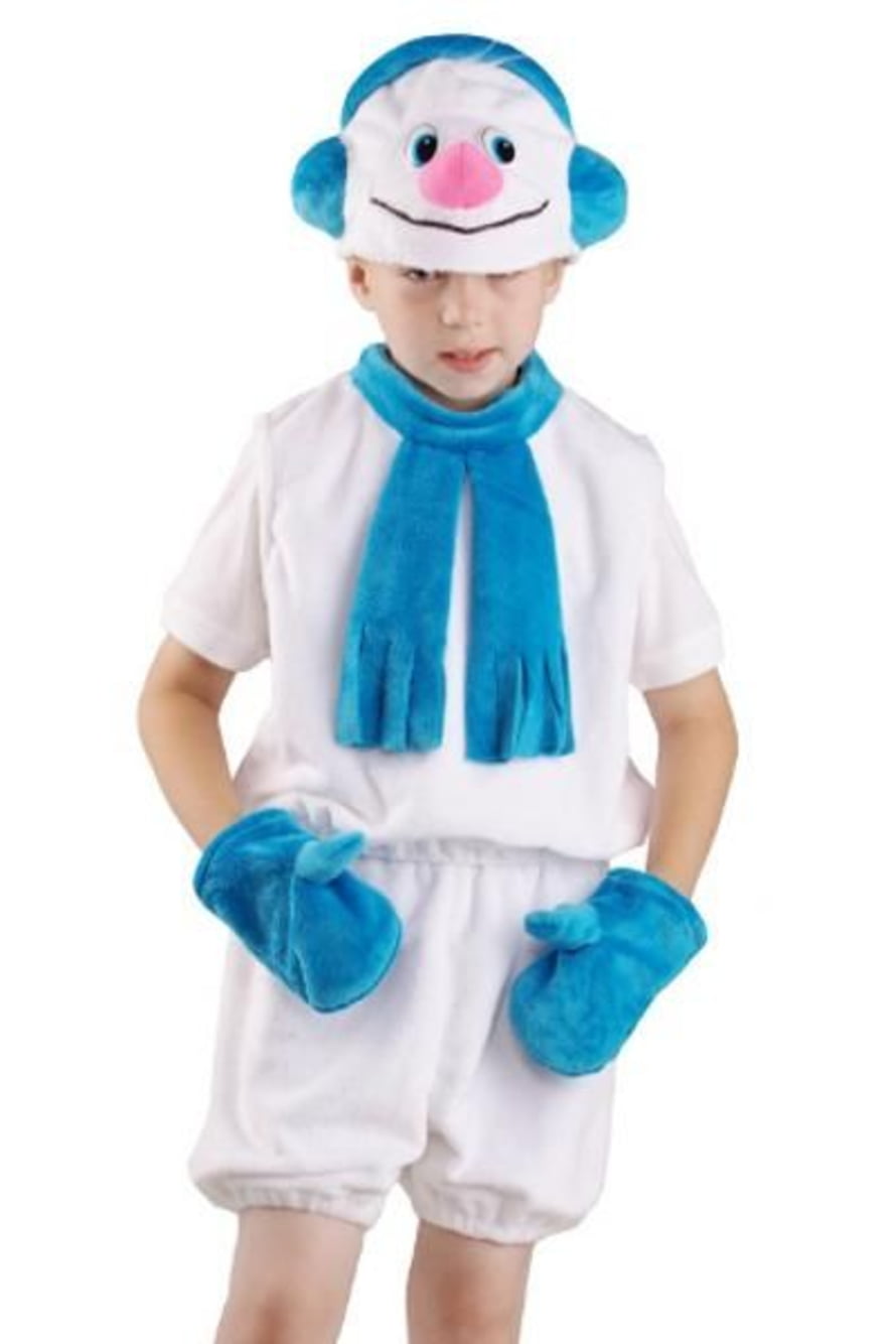 Детский костюм снеговичка