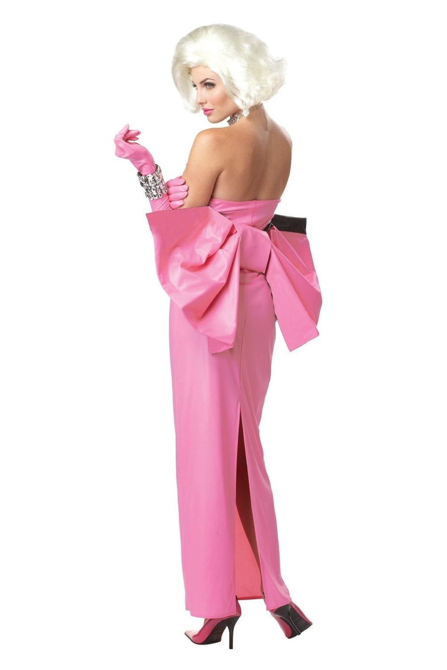 Мэрилин Монро в розовом платье