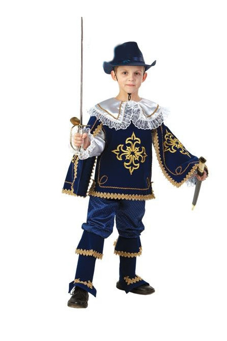 Детский костюм отважный мушкетёр