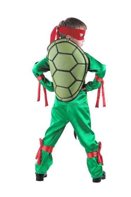 Детский костюм красно-зеленой Черепашки Каратиста