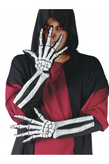 Реалистичные перчатки скелета