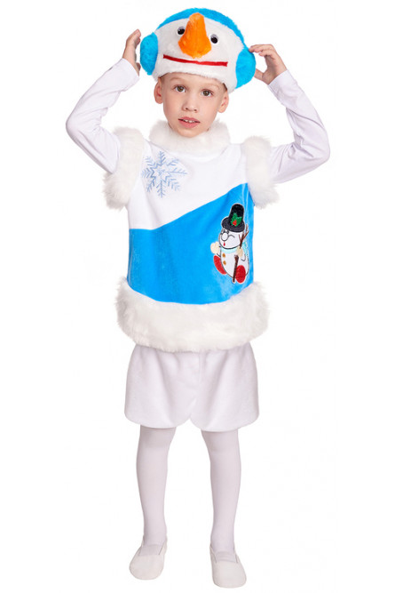 Детский костюм Снеговичка