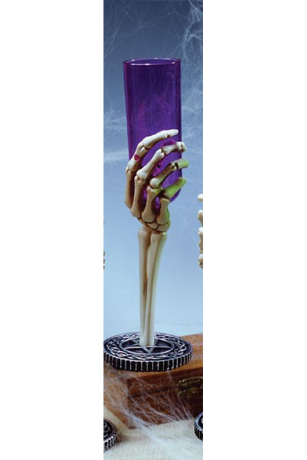 Фиолетовый бокал Рука скелета