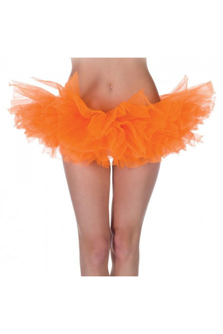 Ярко-оранжевая Туту юбка
