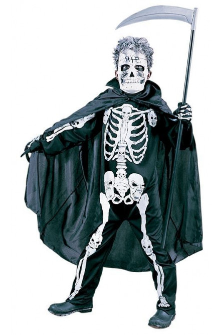 Детский костюм страшного скелета