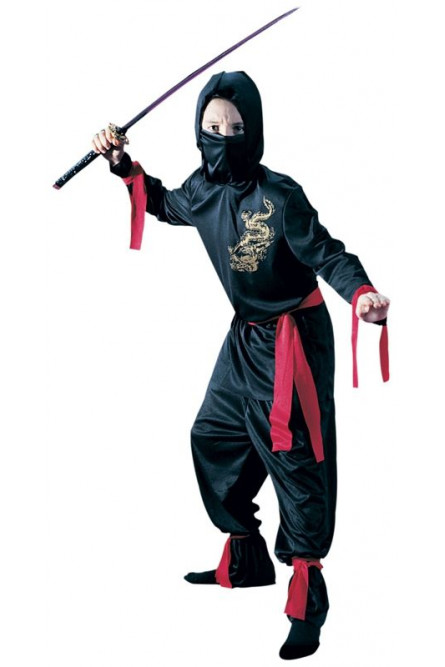 Детский костюм чёрного Ниндзи