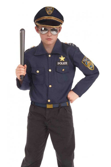 Детский костюм серьезного полицейского