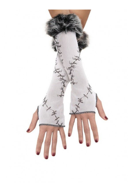 Взрослые перчатки со швами