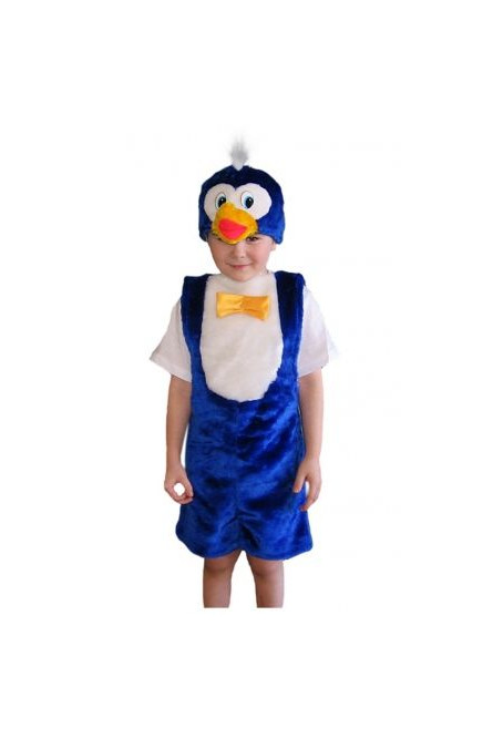 Синий костюм пингвина