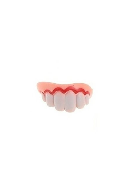 Белые длинные зубы
