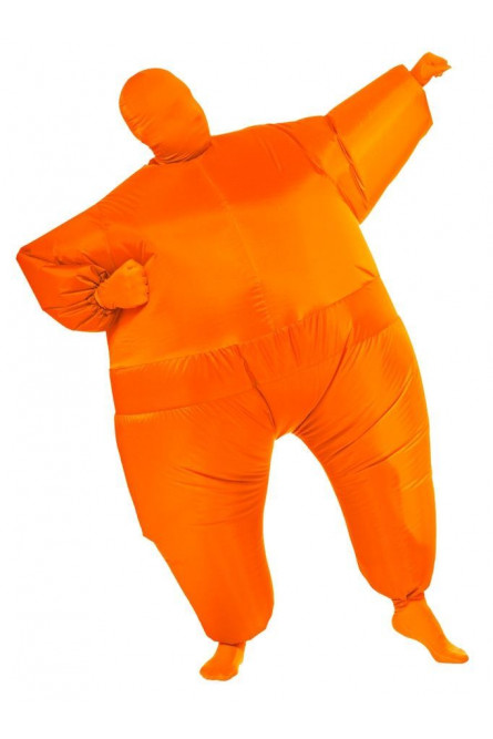 Оранжевый надувной костюм