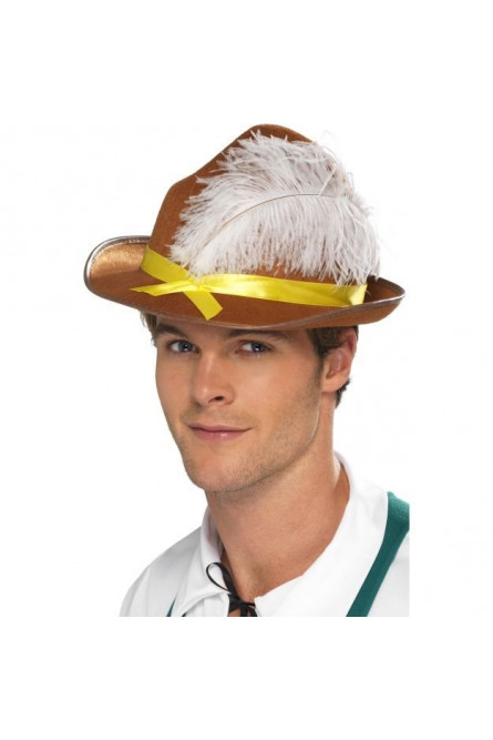 Баварская шляпа с пером