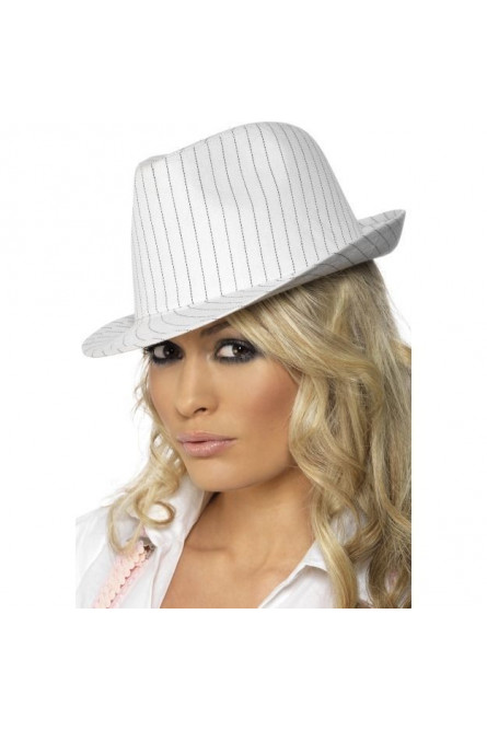 Белая гангста шляпа
