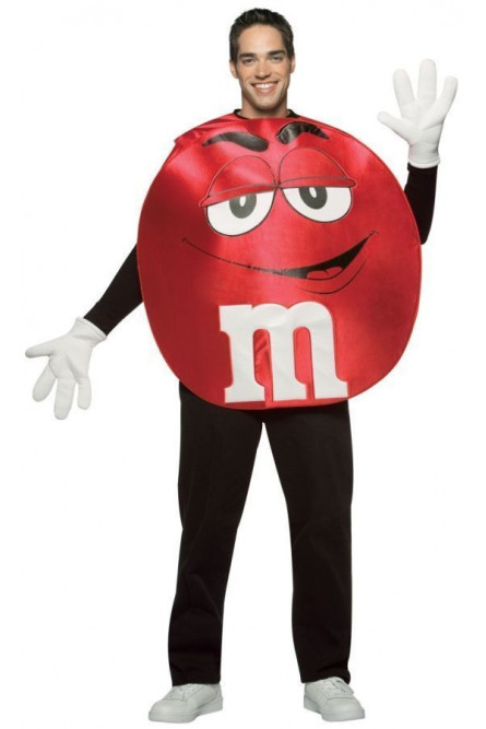 Красный костюм M&M