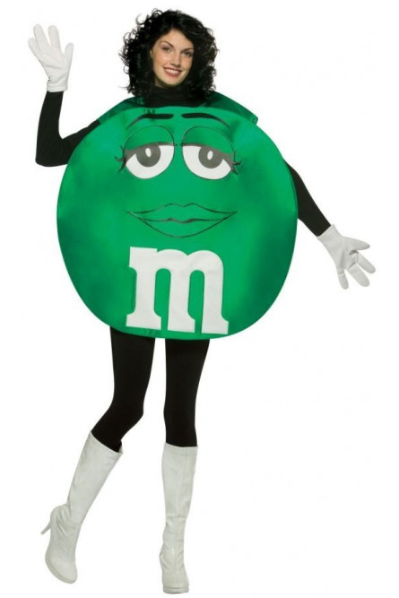 Зеленый костюм M&M
