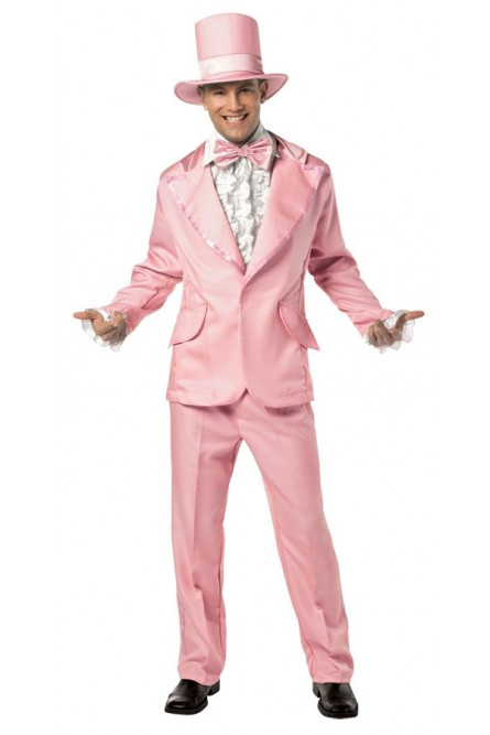 Розовый костюм в стиле фанк