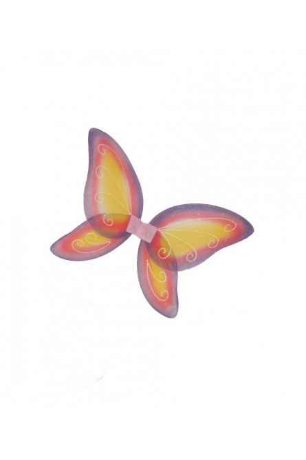 Розово-оранжевые сказочные крылья
