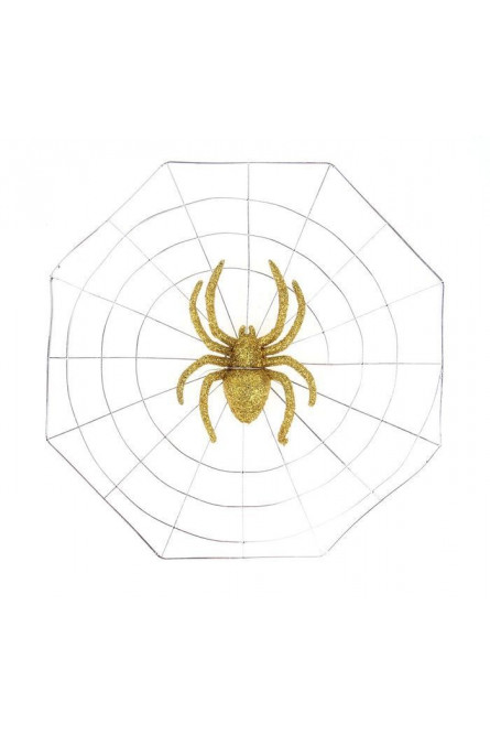 Золотой паук с паутиной