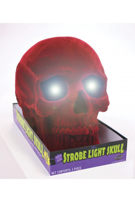Светящийся череп с красным напылением