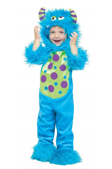 Детский костюм Монстрика голубой Xl