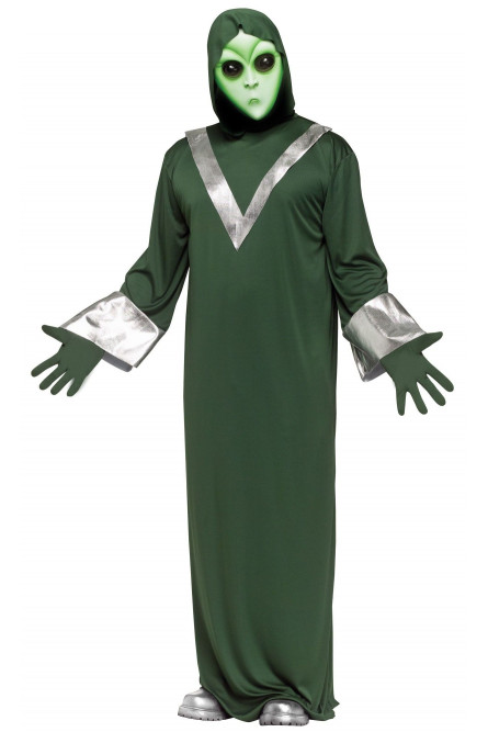 Зеленый костюм пришельца