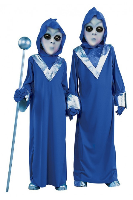 Детский костюм пришельца синий