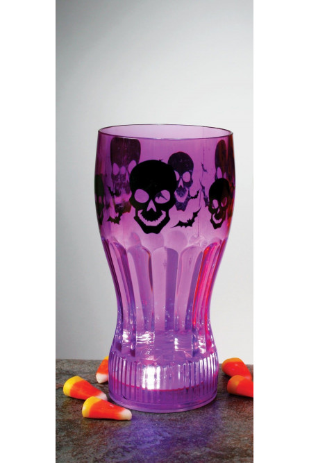 Светящийся фиолетовый стакан для колы
