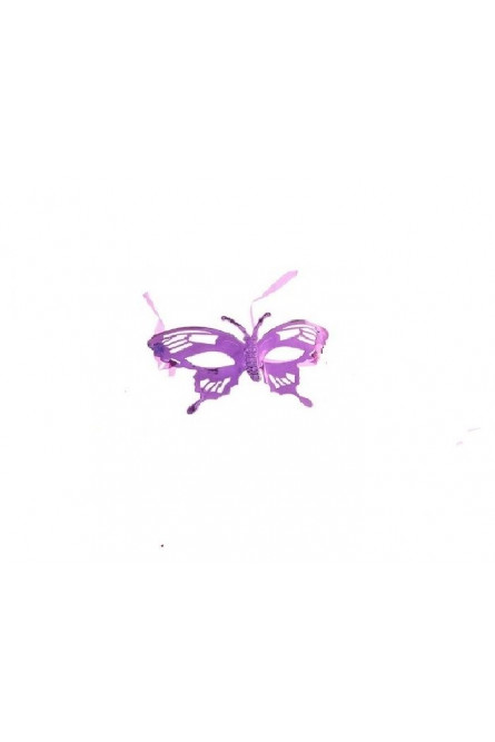 Маска фиолетовая в форме бабочки