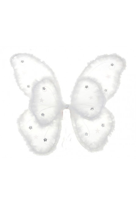 Крылья мотылька белые
