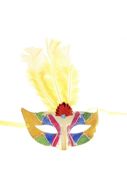 Карнавальная маска разноцветная