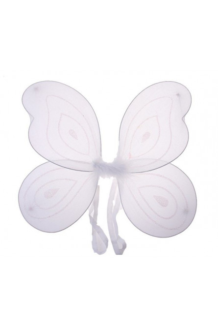 Крылья бабочки белого цвета
