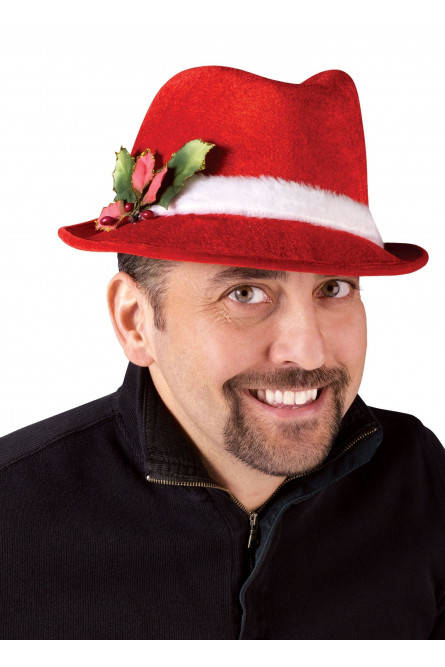 Рождественская стильная шляпа