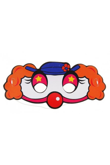 Маски клоуна на пол лица