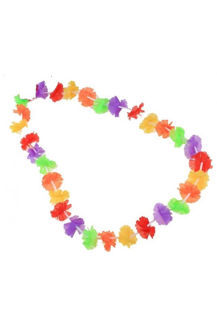 Гавайское ожерелье разноцветное