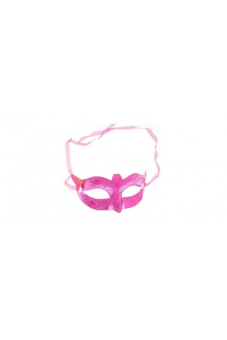 Розовая маска с узором