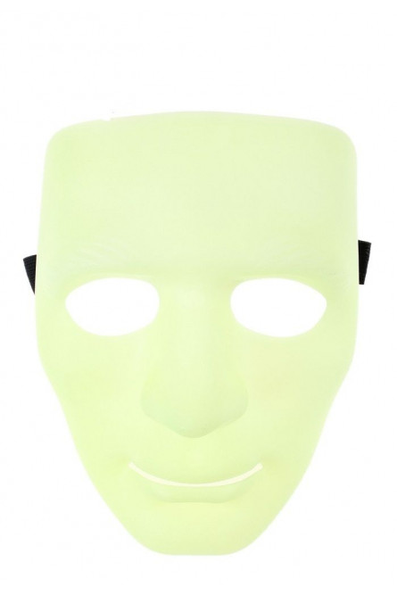 Маска-лицо зеленая