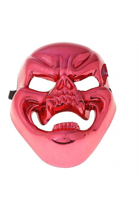 Красная маска смеющегося черепа