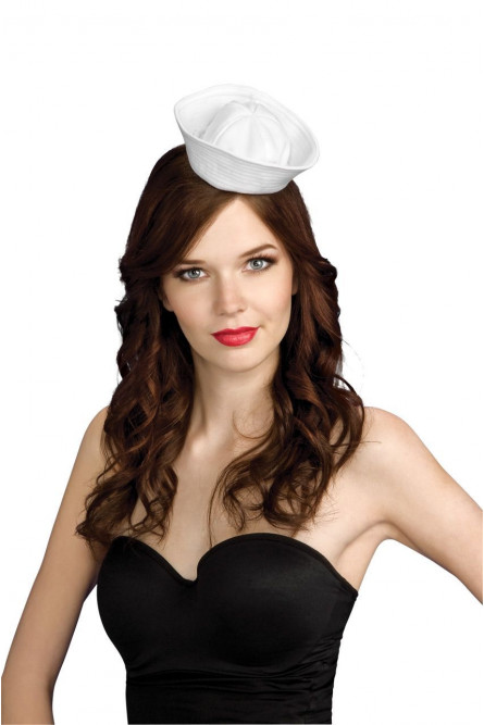 Женская мини-шапочка морячки