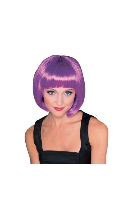 Пурпурный парик супер-модели