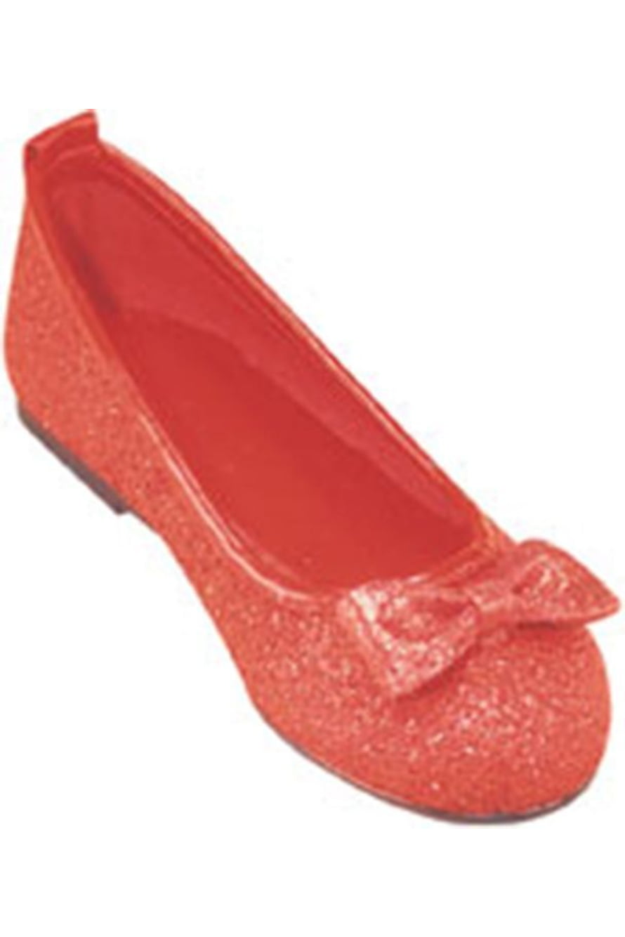 Красные блестящие туфли