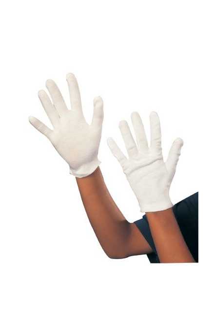 Детские белые перчатки