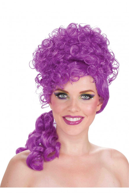 Фиолетовый парик красавицы