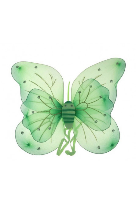 Двойные зеленые крылья бабочки