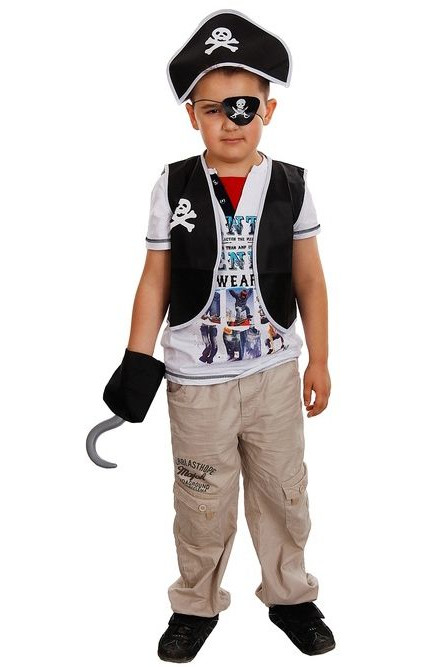 Детский костюм Пирата с черепушками
