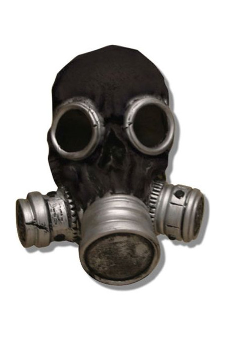 Газовая маска зомби черная