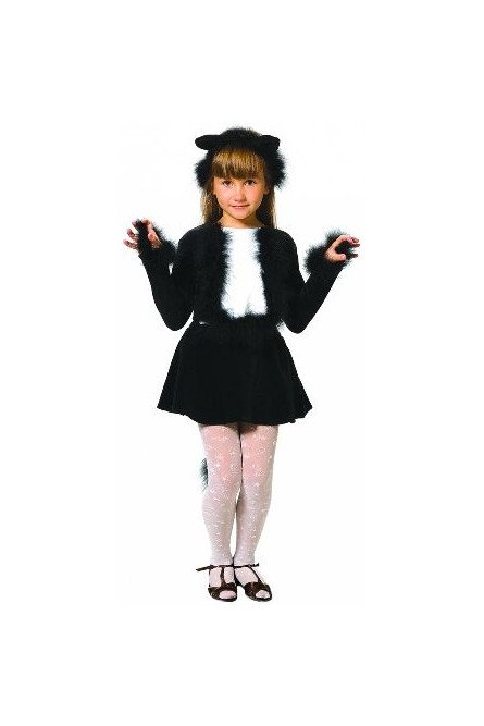 Карнавальный костюм кошечка черная