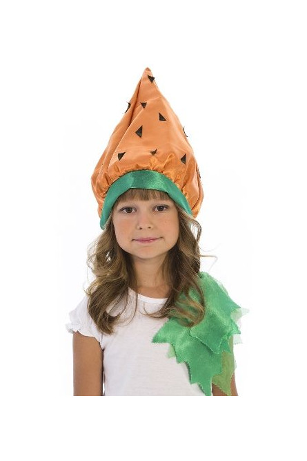 Карнавальная шапочка Морковка