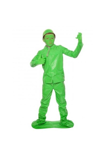 Детский костюм Зеленого Солдатика