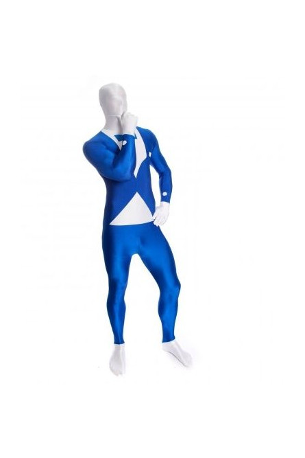 Синий костюм Смокинг вторая кожа